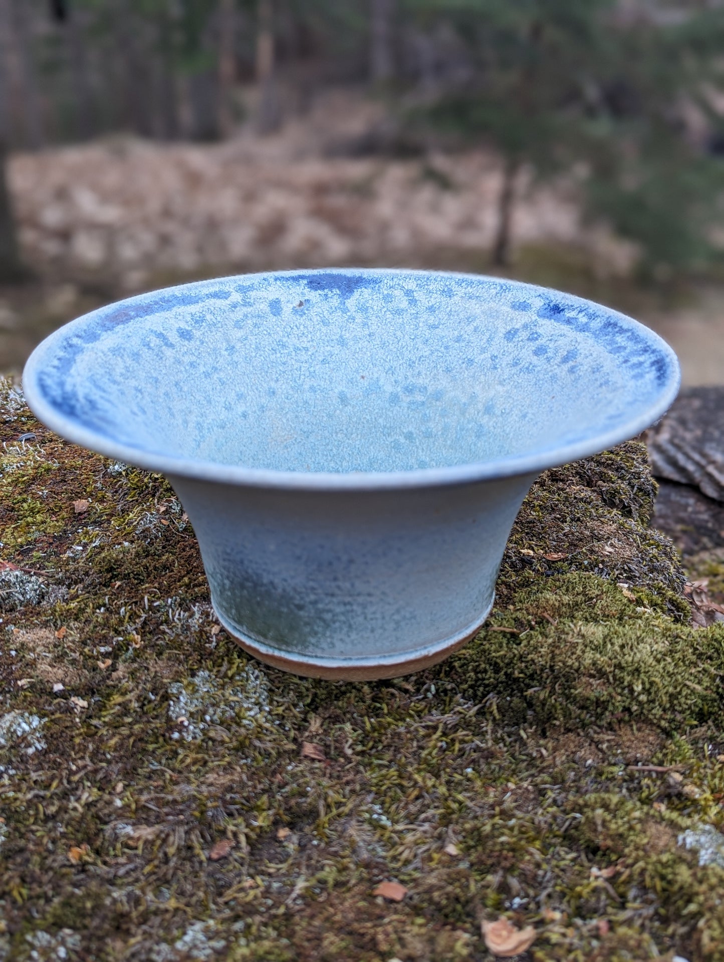 Wood Ash Wide Display Bowl - MPP-042